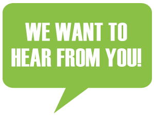 We Want Your Feedback ! We Want Your Feedback !