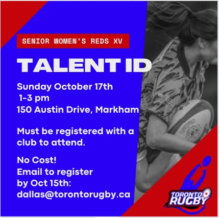 TRU SENIOR WOMEN’S REDS XV TALENT ID SESSION TRU SENIOR WOMEN’S REDS XV TALENT ID SESSION